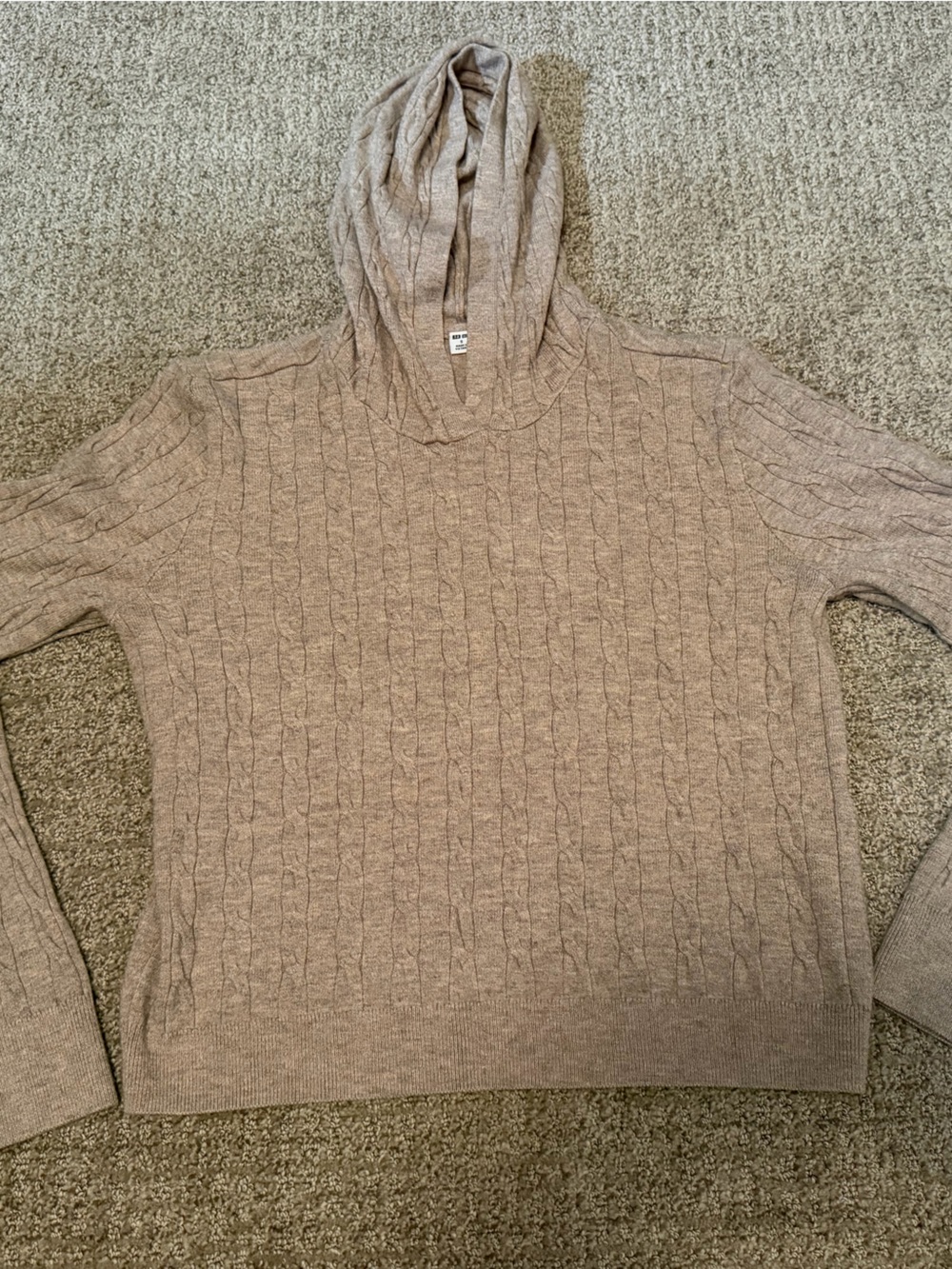 Uniqlo CableKnit Hooded Sweater